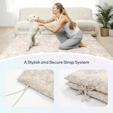 Syrinx Water Resistant Japanese Futon Mattress, Twin Size 75"x39", 2.5 Inch Thick Japanese Floor Mattress Tatami Mat, Foldable Floor Bed Sleeping Pad for Dormitory Guest Room Camping Syrinx