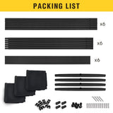 AKTOP 3-Panel Room Divider, Freestanding Wall Divider for Room Separation, Folding Privacy Partition Screen 70''W x 102''H, Portable Room Divider Panel Privacy Screen for Dorm Studio Office, Black AKTOP
