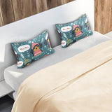 Bokkoy Soft and Silky Satin Pillow Case with Cute Cartoon Dachshunds Wrinkle Resistance for Standard, Queen, and King Sizes - Single Pack Sales Bokkoy