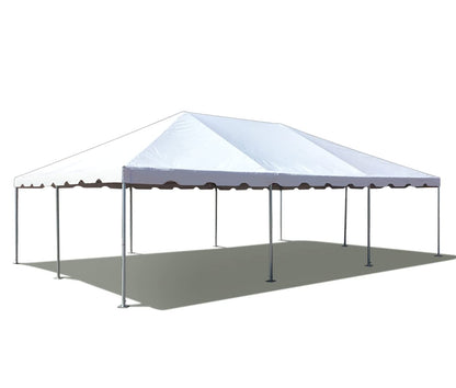 Party Tents DIRECT 20' x 30' Weekender West Coast Frame Style Party Tent | White PVC Top | for Weddings, Graduations, Banquets, and Events