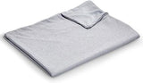 EXQ Home Weighted Blanket Cover 41x60-Twin Size Premium Soft for Kids Weighted Blanket with Zipper,Machine Washable Duvet Cover for Hot Sleeper in Summer(Grey,Duvet Cover Only) EXQ Home