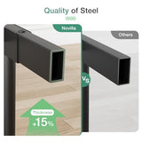 Novilla Full Size Bed Frame with Headboard and Footboard, 14 Inch Metal Platform Bed Frame, Under Bed Storage, Strong Metal Slats Support, Mattress Foundation No Box Spring Needed Novilla