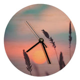 FOKOCALI 20 Pack Wooden Wall Clock 7.9 inch Sublimation Round Wall Clock Blanks Wood Clocks for Living Room DIY Sublimation Heat Press Printing FOKOCALI