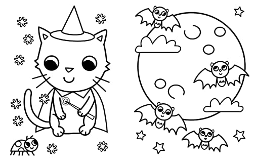 My Busy Halloween Coloring Book (My Busy Coloring) WoodArtSupply