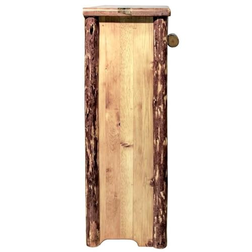 Log Furniture - Wine Cabinet Montana Woodworks