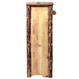 Log Furniture - Wine Cabinet Montana Woodworks
