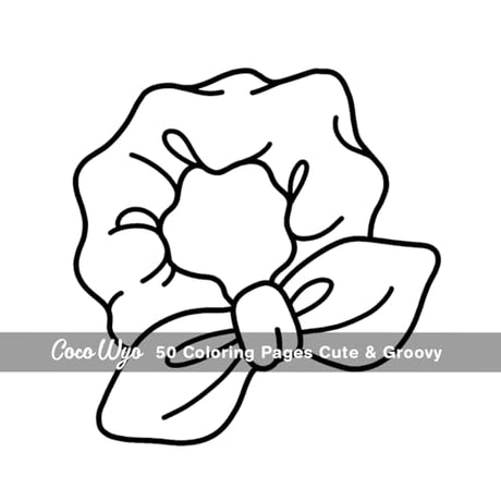 Cute & Groovy: Coloring Book for Adults and Kids, Bold and Easy, Simple and Big Designs for Relaxation Featuring Lovely Things (Bold & Easy Coloring) Coco Wyo LLC