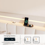 bzbbzc Floating King Size Bed Frame with RGB LED Lights & Charging Station, Upholstered Platform Bed with Hidden Storage Headboard & Shelves, Noise Free, Heavy Duty Frame, Beige bzbbzc
