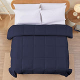 Modern Threads Down Alternative Reversible Comforter Navy/Silver Twin Modern Threads