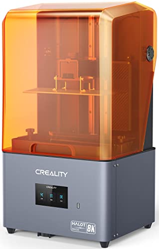 Creality Resin 3D Printer Halot-Mage, 8K Resolution Outperforms 12K Print Detail 10.3" Monochrome LCD UV Photocuring Larger Resin Printer with High-Precision Integral Light Fast Print Dual Z-axis Rail Creality