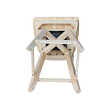 International Concepts Counter Stool, 24", Unfinished IC International Concepts