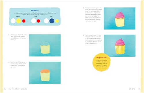 How to Paint with Acrylics: An Art Book for Kids Ages 8 to 12 WoodArtSupply