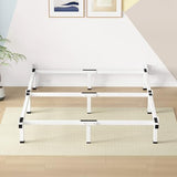 Superay Metal Bed Frame, 9-Leg Bed Base, 8 inches Support for Box Spring, Full, Easy Assembly, White Superay