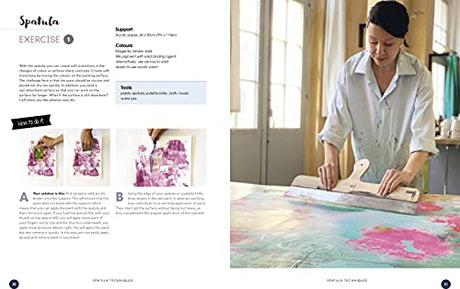 Abstract Painting: 20 projects and creative techniques in acrylic & mixed media Search Press