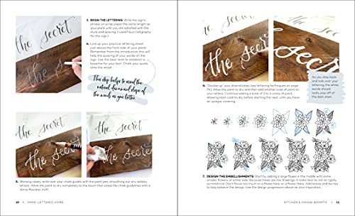 Hand-Lettered Home: DIY Wood Signs for Farmhouse Decor Castle Point Books