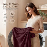 Utopia Bedding King Size Sheet Set – 4 Piece Bed Sheets, Soft and Breathable Microfiber, Includes 1 Fitted Sheet, 1 Flat Sheet and 2 Pillowcases – Oeko Tex (Burgundy) Utopia Bedding