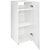 HelloReef 15 Gallon Aquarium Stand – Modern Design, Sturdy Build, Water Resistant Premium Finish, Storage Shelfs Included for Freshwater and Saltwater Tanks (White) HelloReef