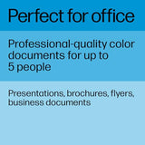 HP OfficeJet Pro 9125e All-in-One Printer, Color, Printer-for-Small Medium Business, Print, Copy, scan, fax,Touchscreen; Smart Advance Scan, 3 months of Instant Ink included HP
