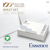 Mayfair Linen 100% Organic Cotton Percale Sheets Full Size - White, 4 Piece Set, Soft & Crisp, Cooling, 16" Deep Pocket Hotel Sheets Mayfair Linen