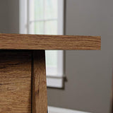 Sauder Trestle Executive Trestle Desk, Vintage Oak finish Sauder