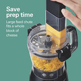 Hamilton Beach Stack & Snap 4-Cup Mini Food Processor & Vegetable Chopper, 250 Watts, for Slicing, Shredding, and Puree, Black (70510) Hamilton Beach