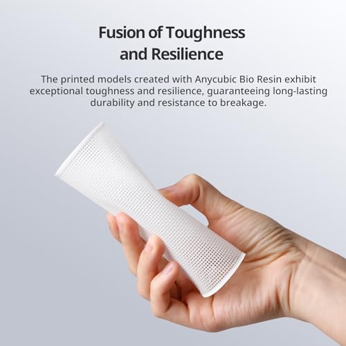 ANYCUBIC 3D Printer Resin, Odorless Standard Photopolymer Resin, High Precision and Low Viscosity, Fast UV-Curing ABS Like Resin for 8K/10K/14K LCD 3D Printing (HD Grey, 1kg) ANYCUBIC