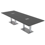 SKUTCHI DESIGNS INC. 10' Rectangular Conference Table with Power and Data |10 Person Modular Table | Harmony Series | Asian Night SKUTCHI DESIGNS INC.