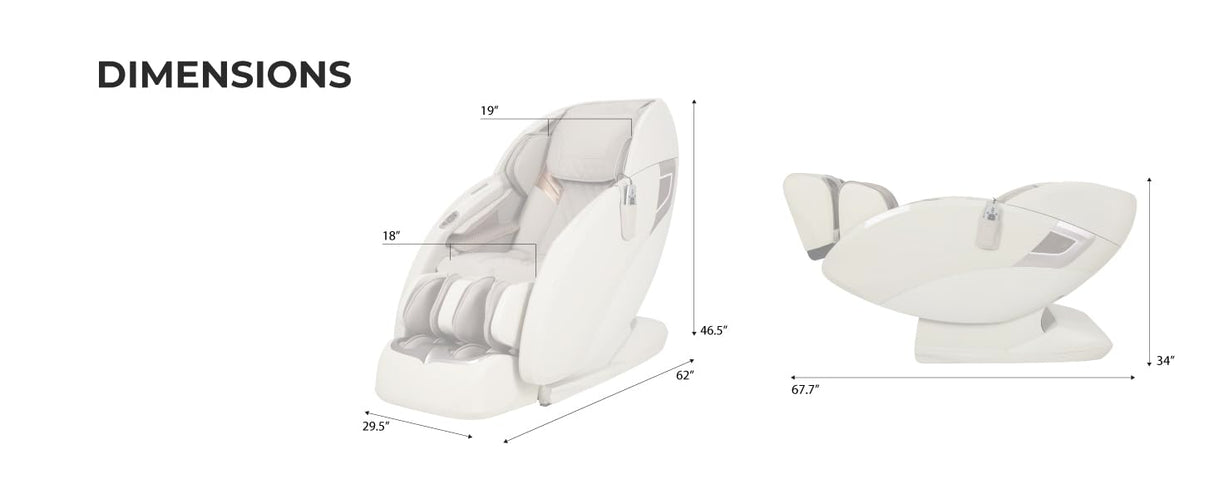 Osaki OS-Pro 3D Otamic LE | Full Body Massage Chair | 3D SL-Track Full Body Massage Chair | Zero Gravity | Lumbar Heating |Auto Body Scan | Bluetooth Speaker Osaki