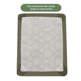 Elegant Comfort 1500 Premium Hotel Quality 18-21 Inches Deep - Extra Deep Pocket Single Fitted Sheet for High Mattress, Luxury and Softest, Smart Pocket - Wrinkle Free, King, Green Elegant Comfort