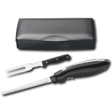 Hamilton Beach Electric Knife, with Stainless Steel Blade, and Ergonomically Designed Handle for Easy Grip, with a Sturdy Neat Case, Bonus Free Carving Fork Included Hamilton Beach