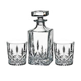Marquis By Waterford Markham Square Decanter & Double Old Fashion Pair Decanter Set, 2 Count (Pack of 1), Clear, 30 fluid ounces Marquis By Waterford