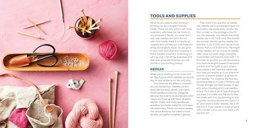 Two Needles, Many Knits: The New Knitter's Guide with Easy Patterns WoodArtSupply