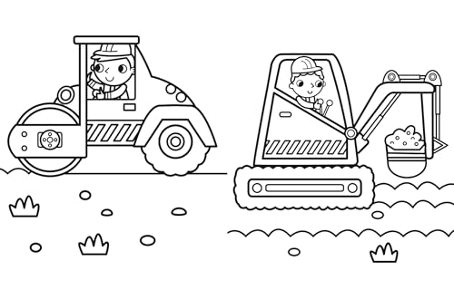 My Busy Construction Coloring Book (My Busy Coloring) Tiger Tales