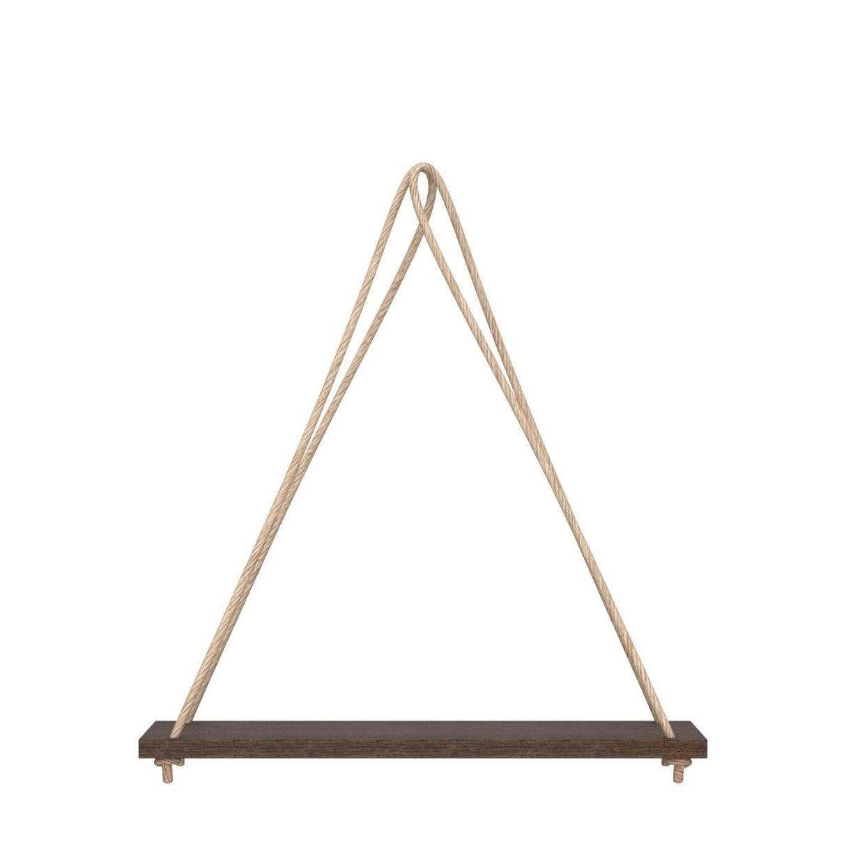 Mkono Wood Hanging Shelves for Wall Boho Decor Swing Rope Rustic Floating Shelf, Set of 3 Wall Display Shelving Home Organizer Rack for Living Room Bedroom Bathroom Kitchen,Brown Mkono