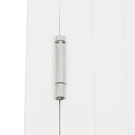 Swinging Doors Cafe Doors, Interior Solid Wood Swing Door with Metal Hinges, Cafe Saloon Doors, Bar Saloon Swinging Doors for Kitchen Stairs Bedroom Entrance Partition (White, 47.2" x35.43") Pinelicorn