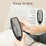 Heycool Vibration Back Massager with Heat, Massage Chair Pad with 10 Vibration Motors & 2 Heating Levels, Chair Massager for Recliner, Office Chair, Sofa Heycool