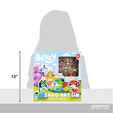 Bluey Sand Art Kit, Includes 5 Sand Art Bottles & 7 Colored Sands, Create Your Own Sand Art, DIY Kit, Fun Art Project for Kids Aged 6+ Bluey