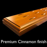 Viper Dart Caddy Solid Wood Wall Mounted Dart Holder / Stand, Displays 4 Sets of Steel or Soft Tip Darts, for all Sisal & Electronic Dartboards, Surrounds & Cabinets, Cinnamon Finish Viper