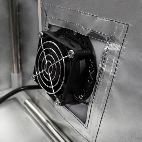 Resin 3D Printer Enclosure with Ventilation Filter, 12V Fan 5000RPM with Speed Control Fume Extraction, Dustproof Tent Constant Temperature Protective Cover for Ender 3 Pro/V2/Ender3 S1/ Neo POLISI3D