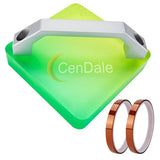 CenDale HTV Cooling Block-with Handle and Heat Resistant Tape, DTF Transfer Film& Heat Press Paper Vinyl Accessories, Fast Cooling Block, DTF Sublimation CenDale