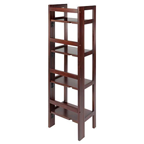 Winsome Wood Terry Shelving, Walnut - WoodArtSupply