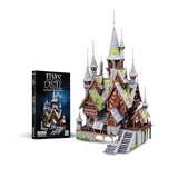 Piececool 3D Metal Puzzles Elves' Castle Metal Model Kit for Adults, DIY Architecture Building Kits,Family Time,Home Decor Best Gifts