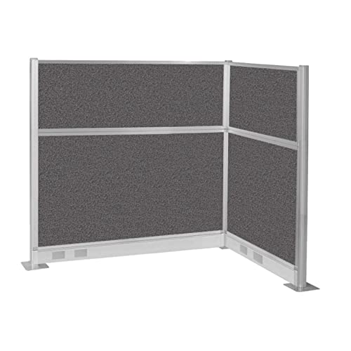 Versare Pre-Configured Hush Panel Electric Cubicle | Workstation Divider Walls | Cubicle Privacy Panels | Office Partition Walls VERSARE