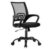BestOffice Office Chair Ergonomic Cheap Desk Chair Mesh Computer Chair Lumbar Support Modern Executive Adjustable Stool Rolling Swivel Chair for Back Pain (Black) BestOffice