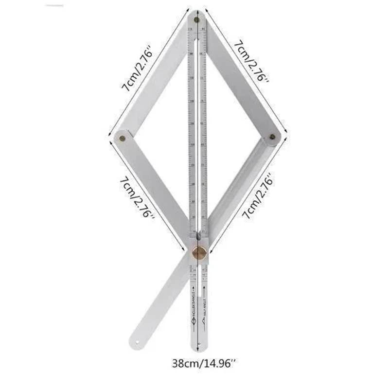 YOOUS 2022 New Premium Corner Angle Finder, Stainless Steel Protractor Digital Angle Finder with Scales, Miter Saw Bevel Gauge and Corner Angle Finder for Woodworking YOOUS