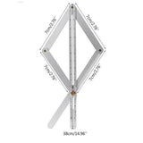 YOOUS 2022 New Premium Corner Angle Finder, Stainless Steel Protractor Digital Angle Finder with Scales, Miter Saw Bevel Gauge and Corner Angle Finder for Woodworking YOOUS