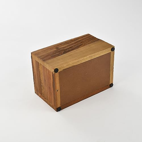 WEVOIRD Solid Barn Wood Cremation Urn for Human Ashes,Burial Urn Boxes and Casket for Adult,Funeral Wooden Urn for Man or Woman up to 240 lbs WEVOIRD