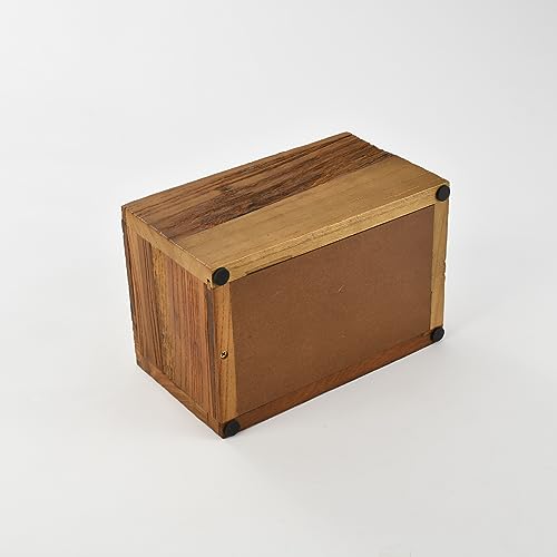 WEVOIRD Solid Barn Wood Cremation Urn for Human Ashes,Burial Urn Boxes and Casket for Adult,Funeral Wooden Urn for Man or Woman up to 240 lbs - WoodArtSupply