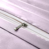 Ersmak 6 Pieces Satin Duvet Cover Full/Queen Size Luxury Silky Bedding Duvet Cover Set with 1 Soft Duvet Cover, 4 Queen Pillowcases and 1 Body Pillowcase, Lavender Ersmak