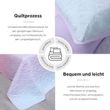 SCHNAUZER HOME Twin Size 2 Piece Quilt Set, Bailey Printed Bedding Coverlet Set, Lightweight Soft Reversible Bedspread Sets for All Season (1 Quilt & 1 Pillow Shams) SCHNAUZER HOME